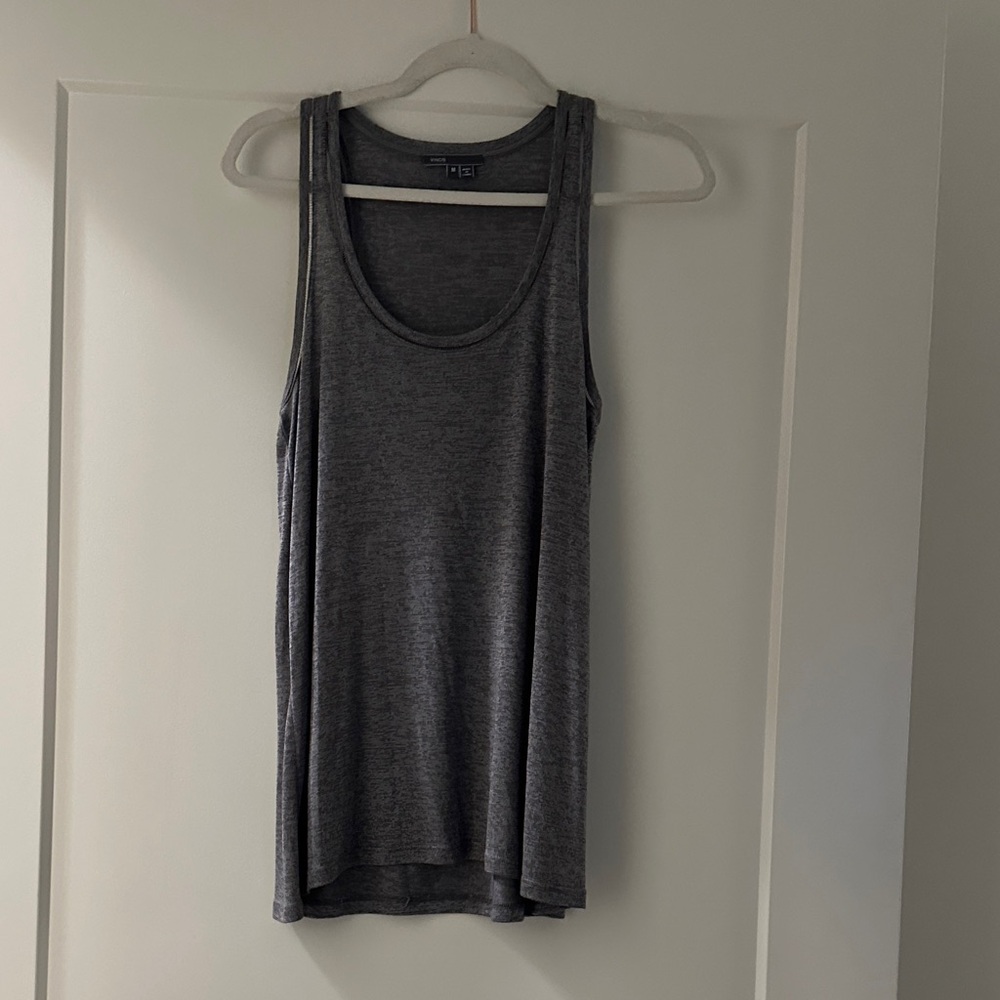 Vince Charcoal Tank Top